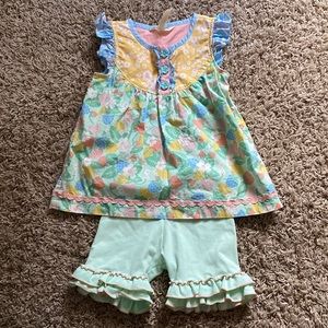 Matilda Jane shirt and shorts outfit